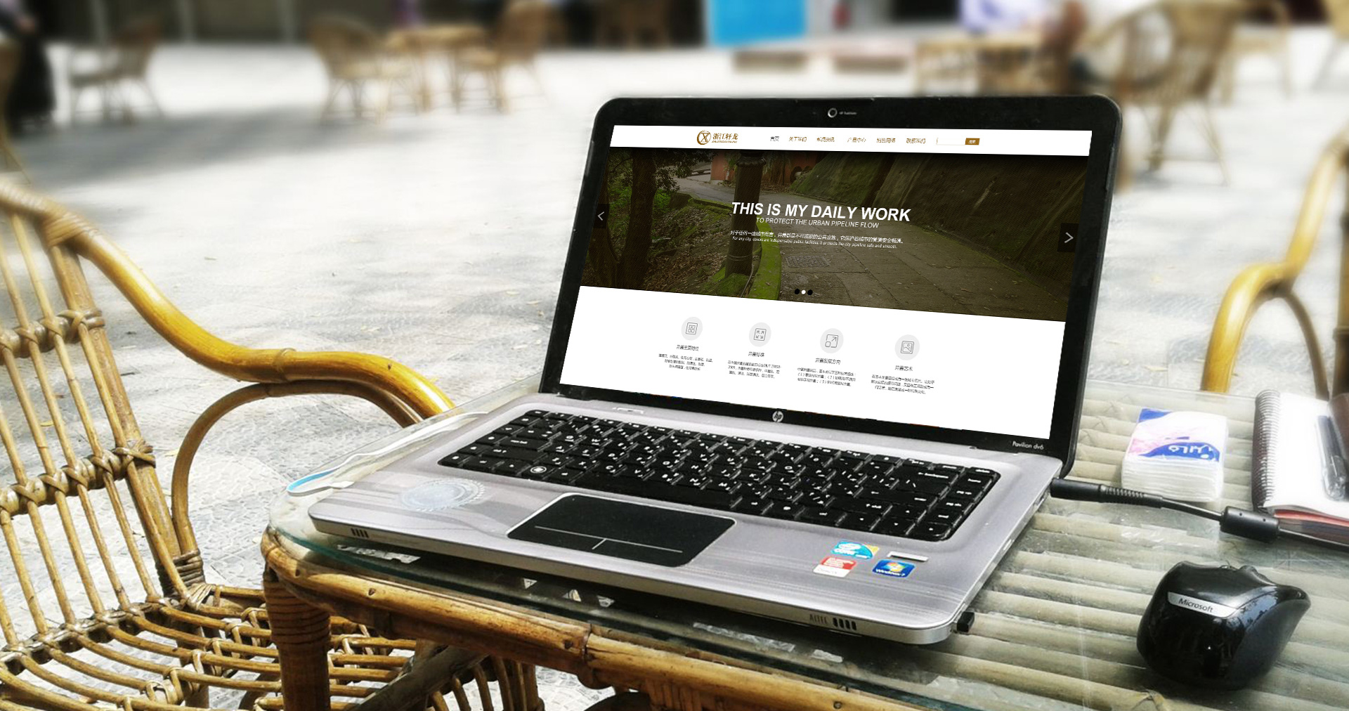 軒龍井溝蓋產(chǎn)品展示網(wǎng)站設(shè)計效果圖