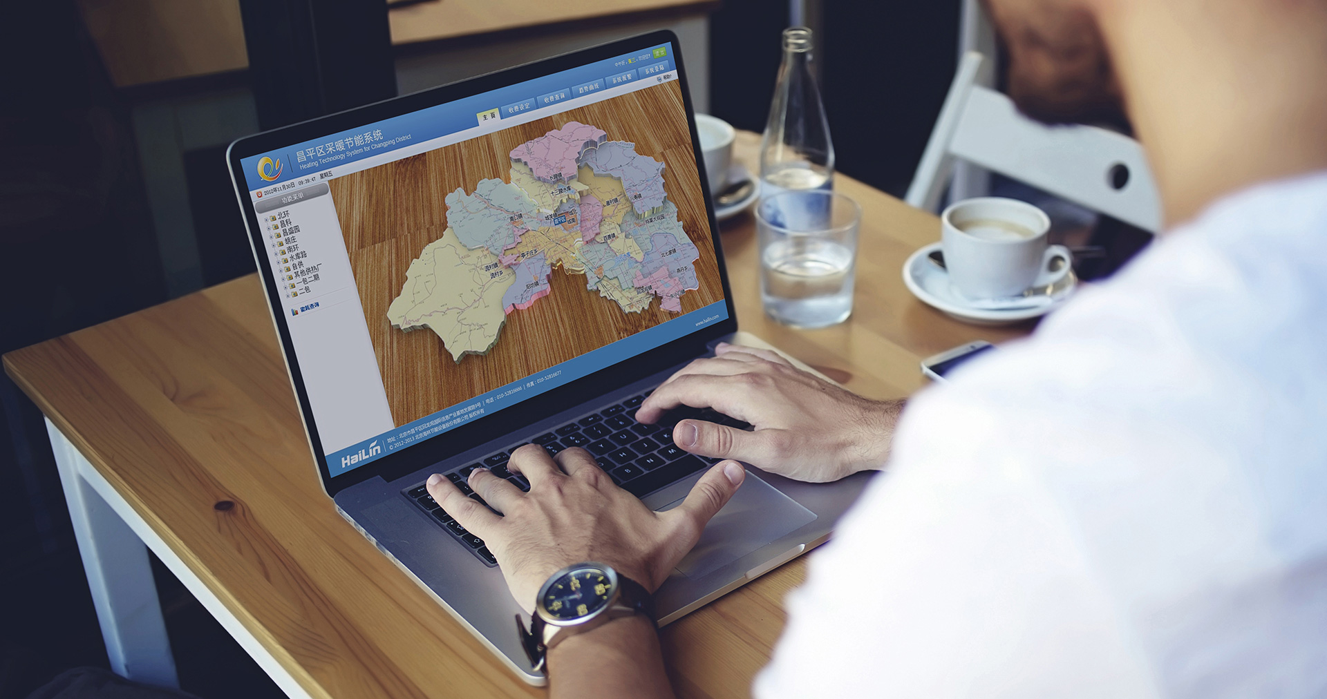 北京昌平發(fā)改委供熱系統(tǒng)組態(tài)界面設計效果圖