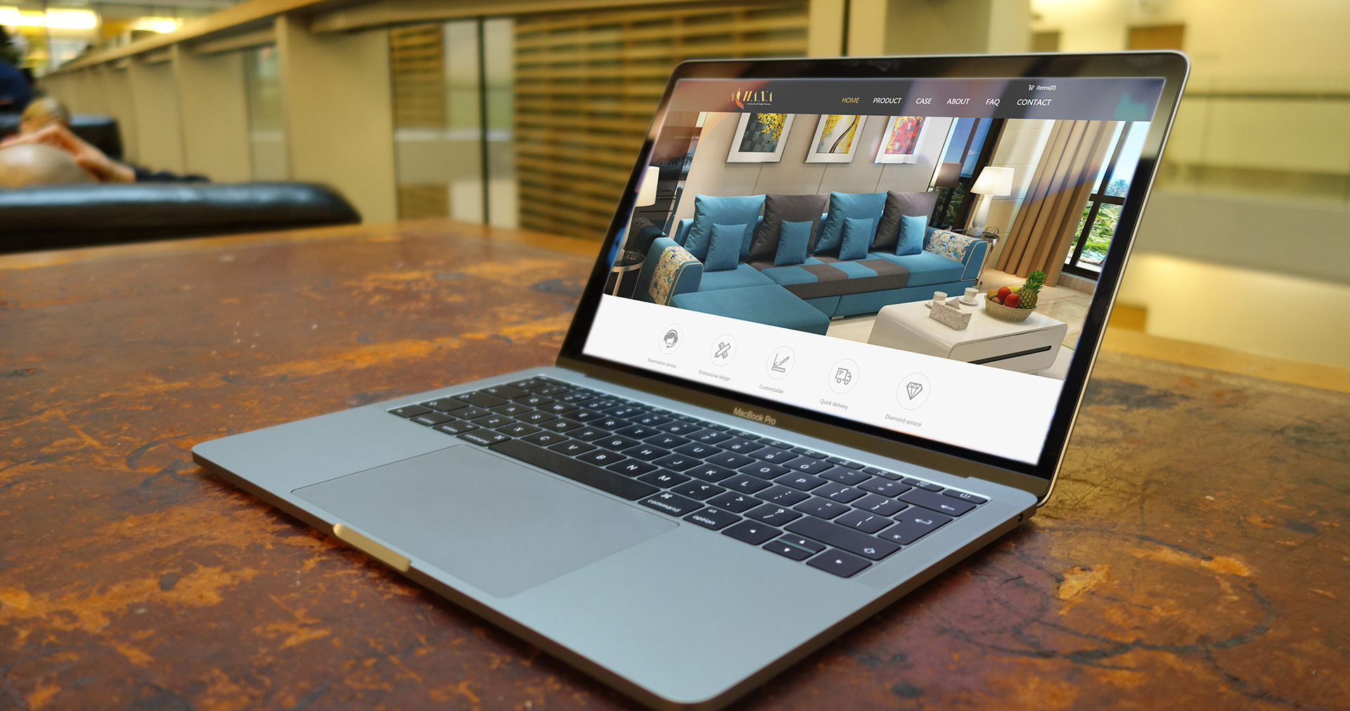 迪拜響應(yīng)式英文網(wǎng)站設(shè)計(AL HANA)效果圖