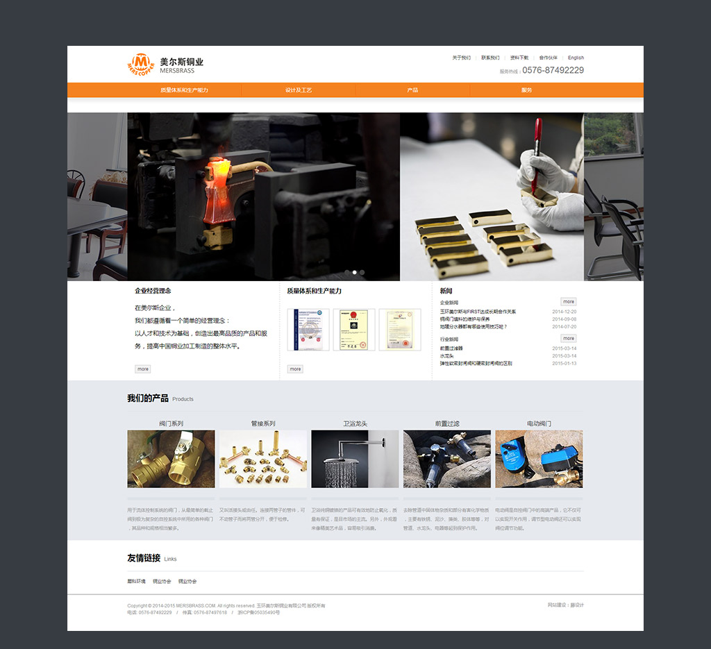 網(wǎng)站首頁效果