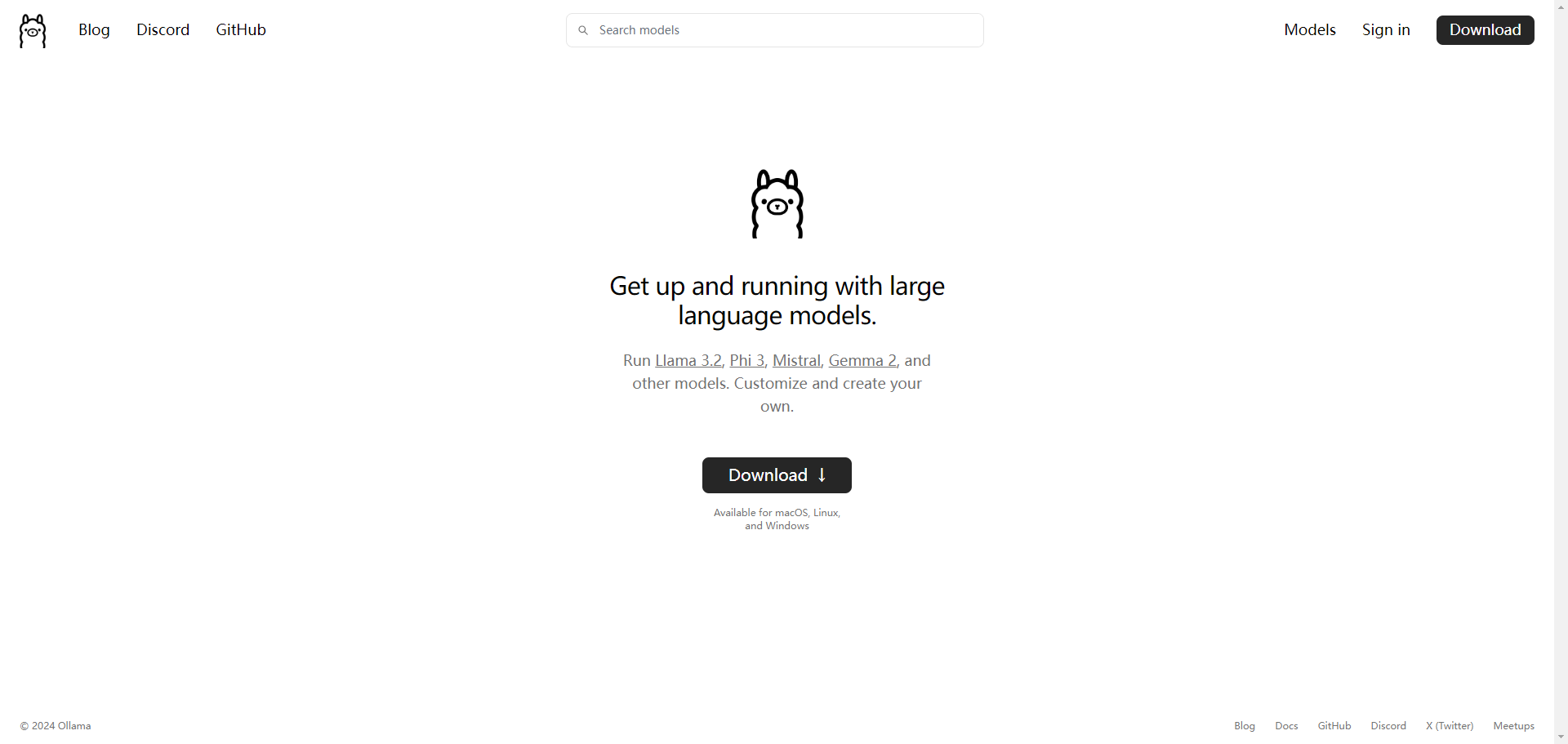 本地部署大模型,大模型,開源模型,ollama