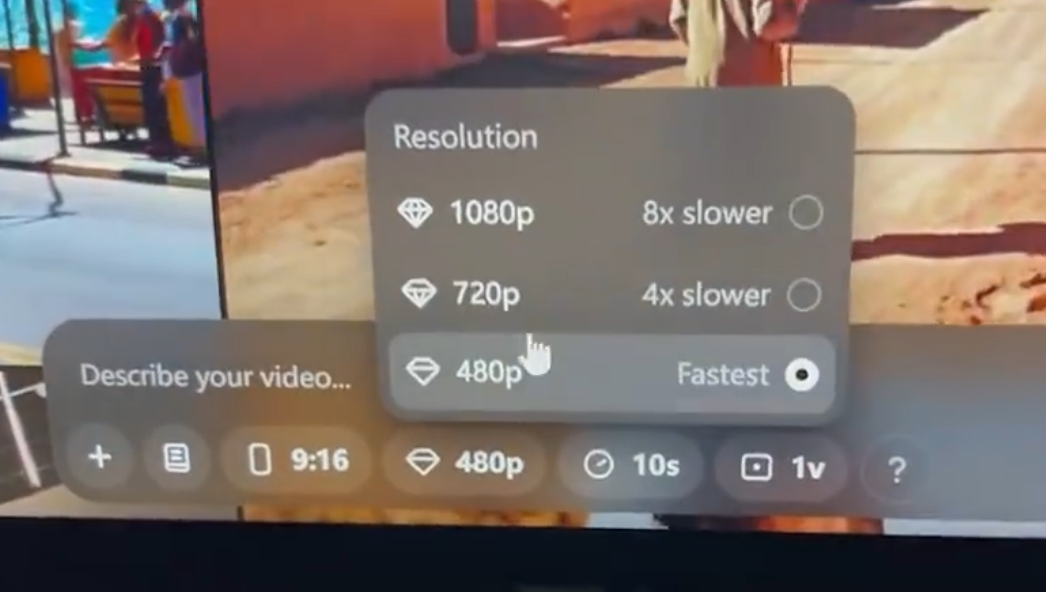 支持1080p視頻生成